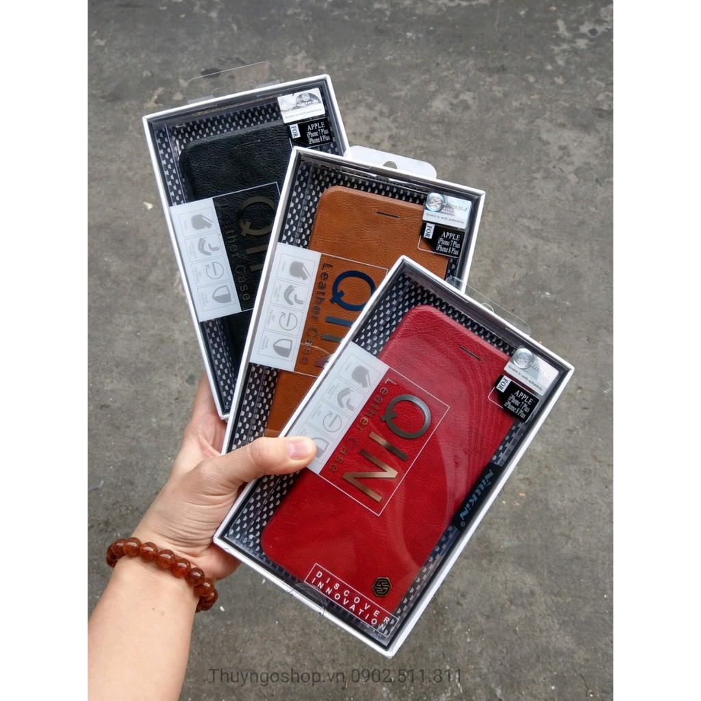 [HCM]Bao da QIN  Nillkin cho Iphone 7plus / 8plus / X / Xs Max