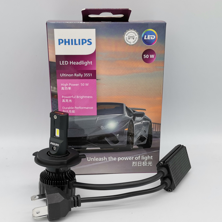 [Chính hãng] Đèn pha led ô tô Philips Rally 3551 - 100W/cặp [Số lượng: 1 cặp]