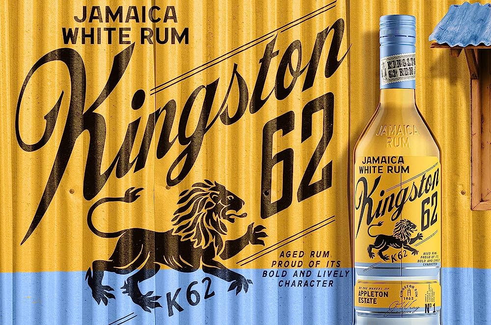 [Trên 18 tuổi] [Chính hãng] Rượu Rum Kingston 62 White Jamaica 750ml 40%