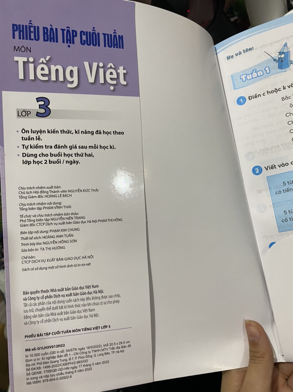 Sách - Combo Phiếu bài tập cuối tuần môn Tiếng Việt + Toán lớp 3
