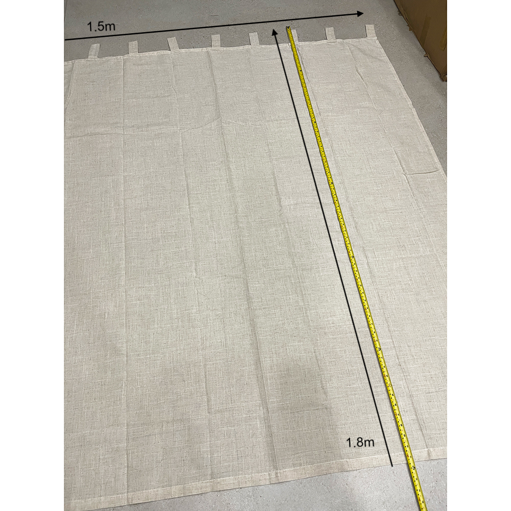 Rèm cửa linen phong cách mộc Vintage
