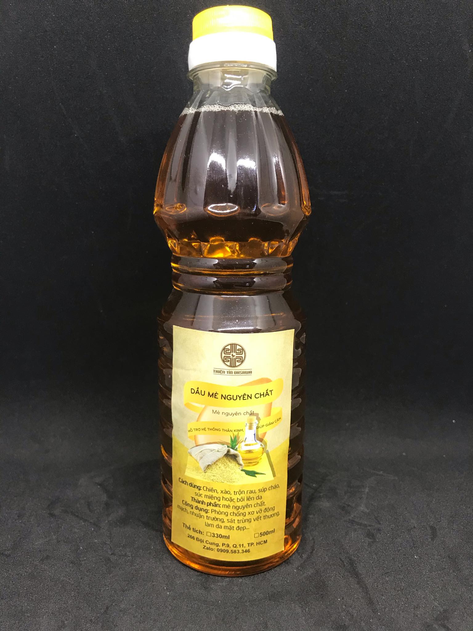 Dầu Mè Đen Nguyên Chất 500ml