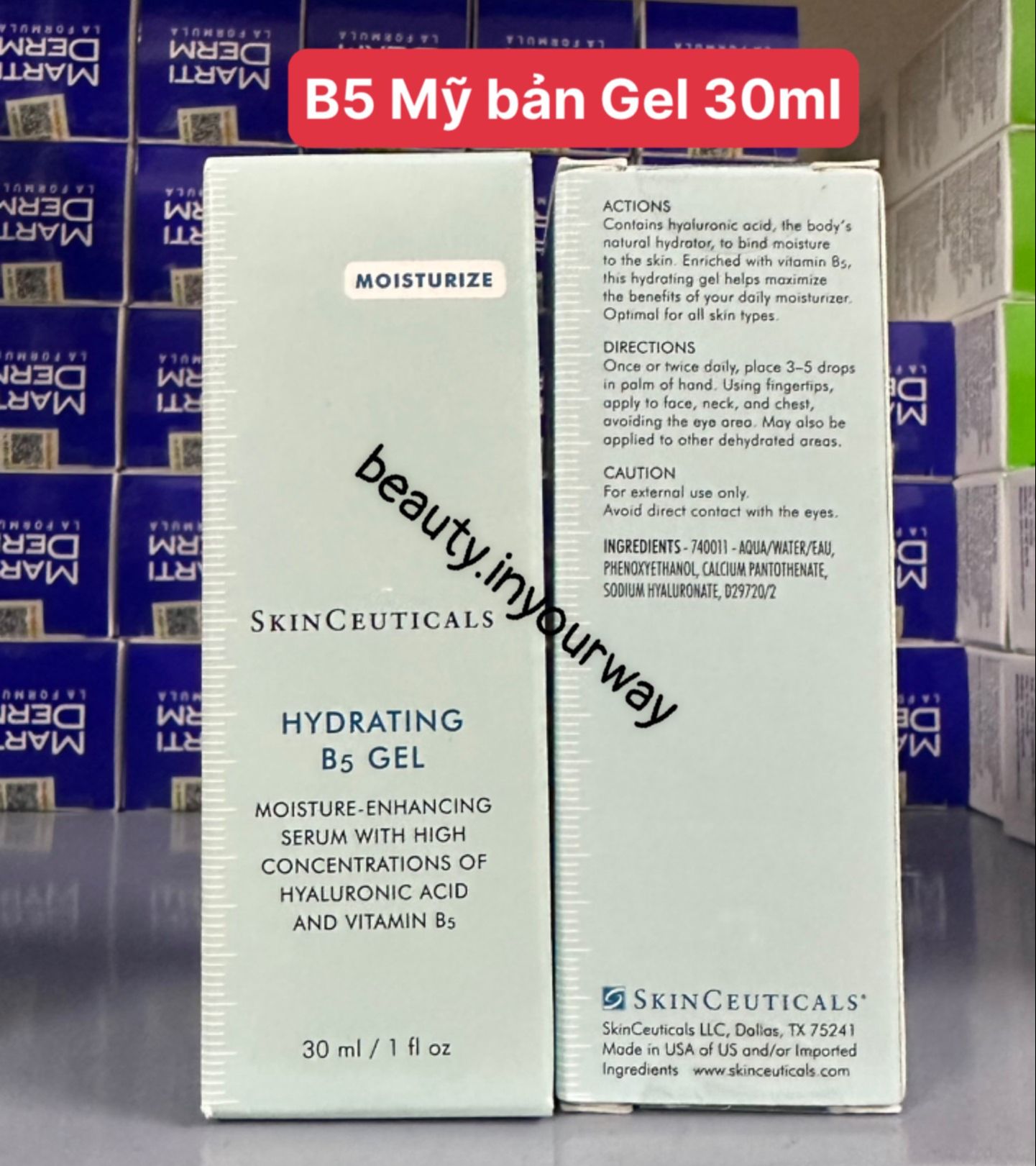 Serum B5 Skinceuticals cấp nước, phục hồi da (Bản Pháp, Hàng Công Ty)