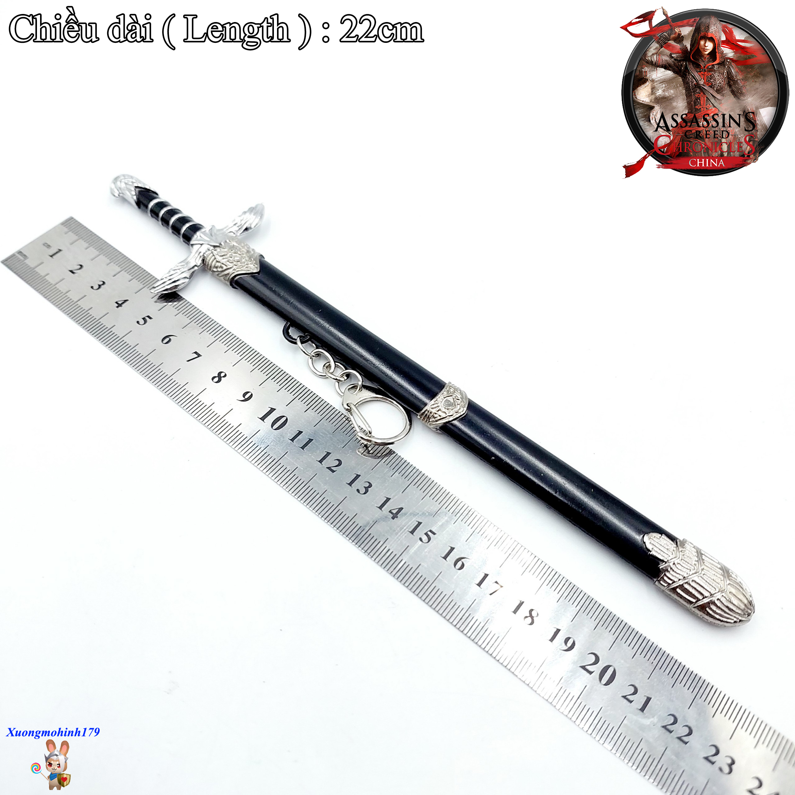 Mô hình Assassin Creed Chronicles China Altair sword KB 12