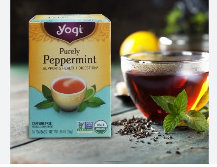 Trà hữu cơ bạc hà (Purely Peppermint Tea) - Yogi - 16bags