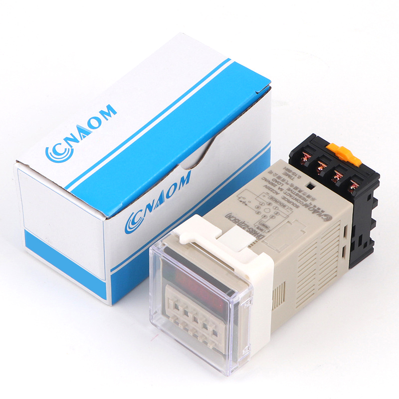 Bộ Relay timer thời gian lập DH48S-2Z 220V (kèm đế 8 chân)