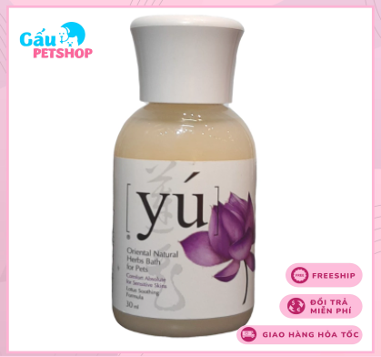 Sữa tắm YÚ cho thú cưng chó mèo - 30ml
