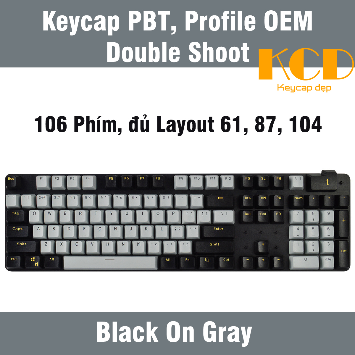 Keycap PBT doubleshot, keycaps for mechanical keyboard