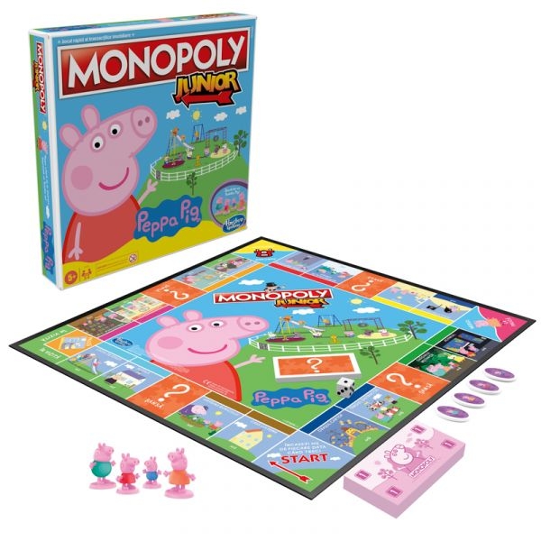 Cờ Tỷ Phú Monopoly Junior Peppa Pig - Hasbro Gaming F1656