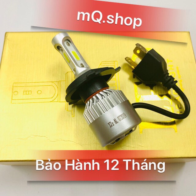 ĐÈN PHA LED X7S  3 TIM LED H4 (GIÁ 1 BÓNG)