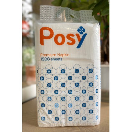 Khăn Giấy Ăn Cao Cấp Posy Rút 1500 Tờ ( Bịch 1kg)