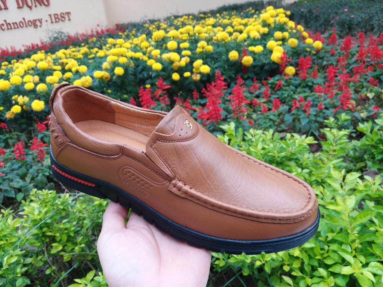 Giầy lười nam da bò đẳng cấp cho phái mạnh