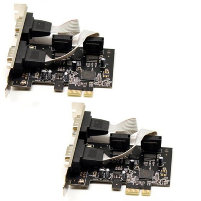 Card mở rộng khe PCI Express sang 2 cổng Com RS232