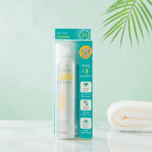 Xịt chống nắng crystal sun spray Hàn Quốc 150ml