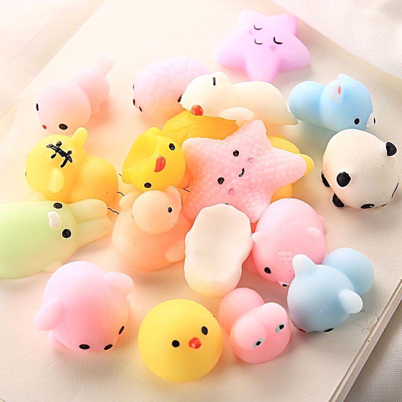 Combo 5/10 con Thú mochi xả stress - Đồ chơi thú mochi squishy