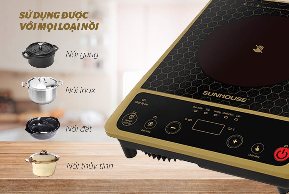 Bếp hồng ngoại cơ SUNHOUSE SHD6010
