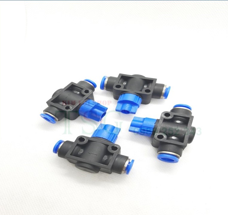 Van khóa 2 đầu ống dạng van bi Mode: HVFF ống ( 4mm, 6mm, 8,mm, 10mm, 12mm) ( hiệu: SUNCOS)