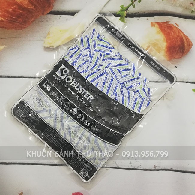 Gói hút oxy 50cc (gói hút ẩm) bảo quản bánh, hạt khô