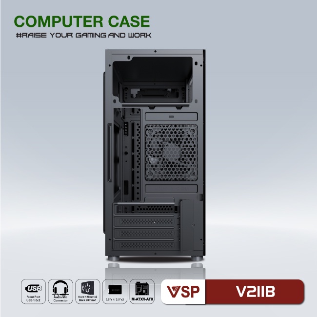Thùng máy vi tính Case Vsp Game V211b