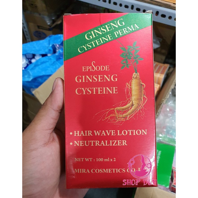 Uốn Tóc Sâm Đỏ Gingsen MIRA (100ml x2 )