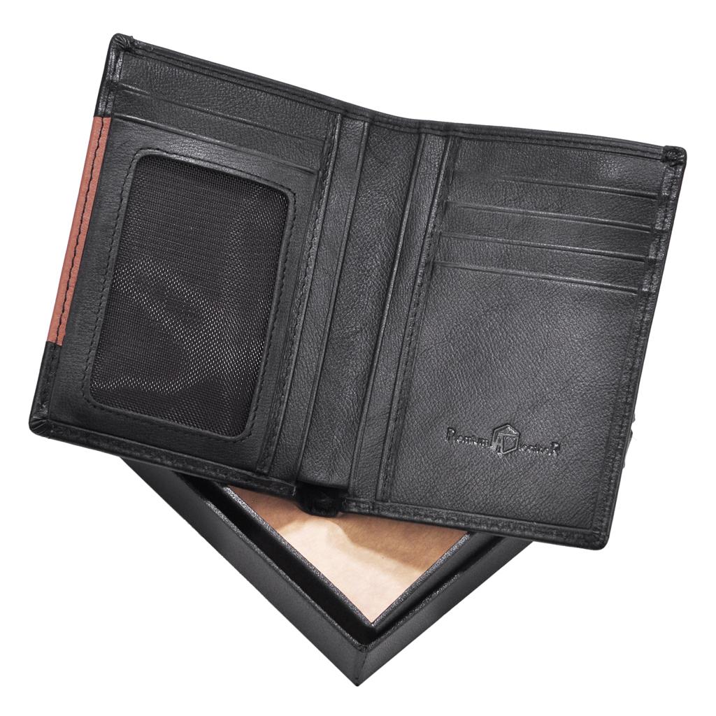 Ví đứng nam da bò AT Leather 040