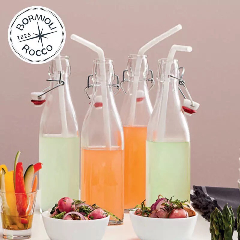 Chai thủy tinh 1 lít ( 1000ml ) nắp cài