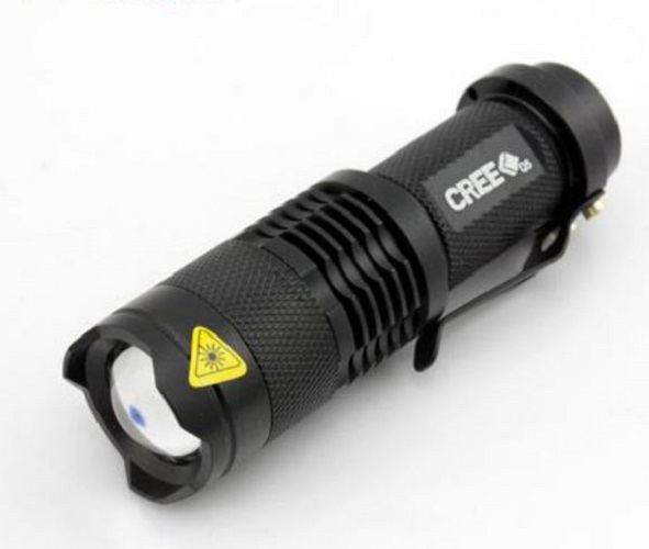 Đèn pin mini Cree Q5 ( đã có pin và sạc )