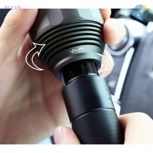 Đèn pin Xiaomi NexTool XPH50.2 2000lm 6500K Chiếu xa 380m cổng sạc USB-C
