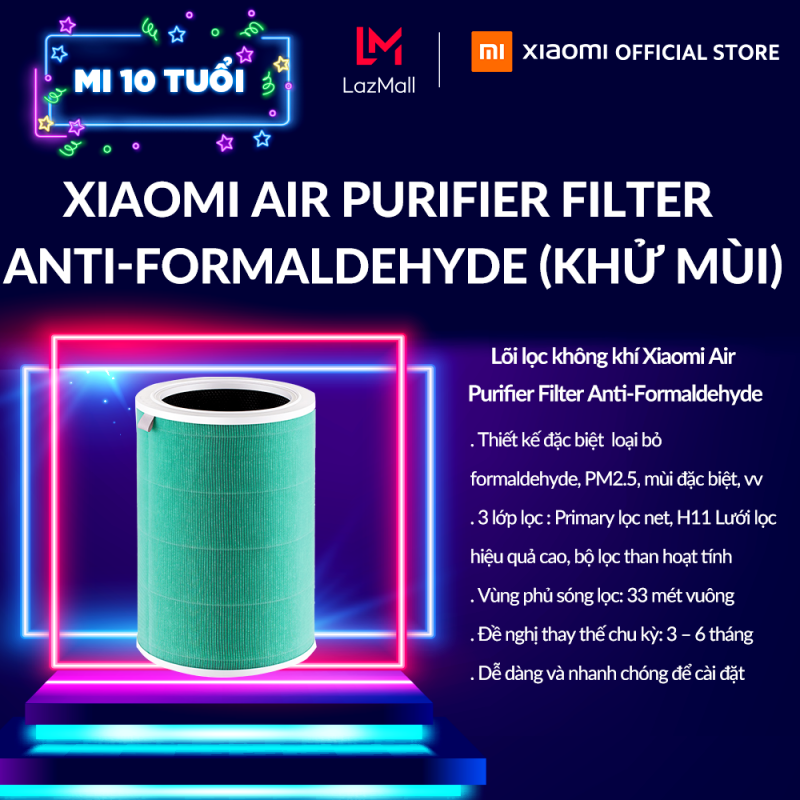 [XIAOMI OFFICIAL] Lõi lọc không khí Xiaomi Air Purifier Filter Anti-Formaldehyde (Khử mùi)