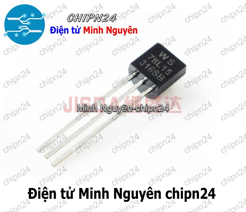 [5 con] (DIP) IC 78L15 TO-92 (Chân Cắm) (IC Nguồn 15V 100mA) - HH001360