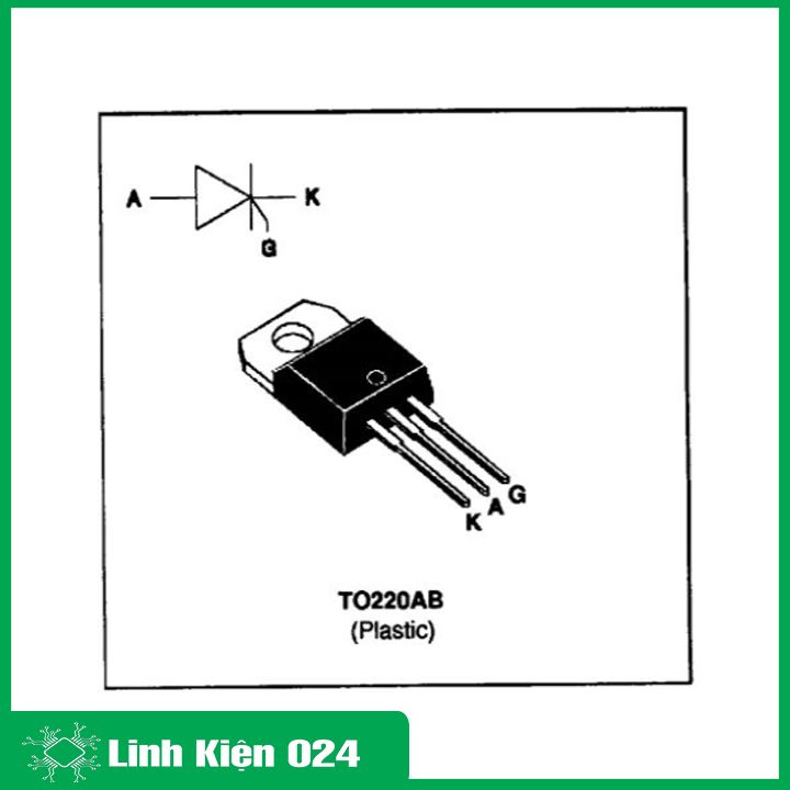 Thyristor TYN1225 TO-220 điện áp 1200V 25A
