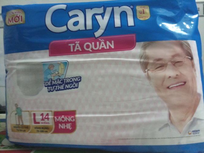 Tã quần Caryn XL12 miếng siêu mỏng