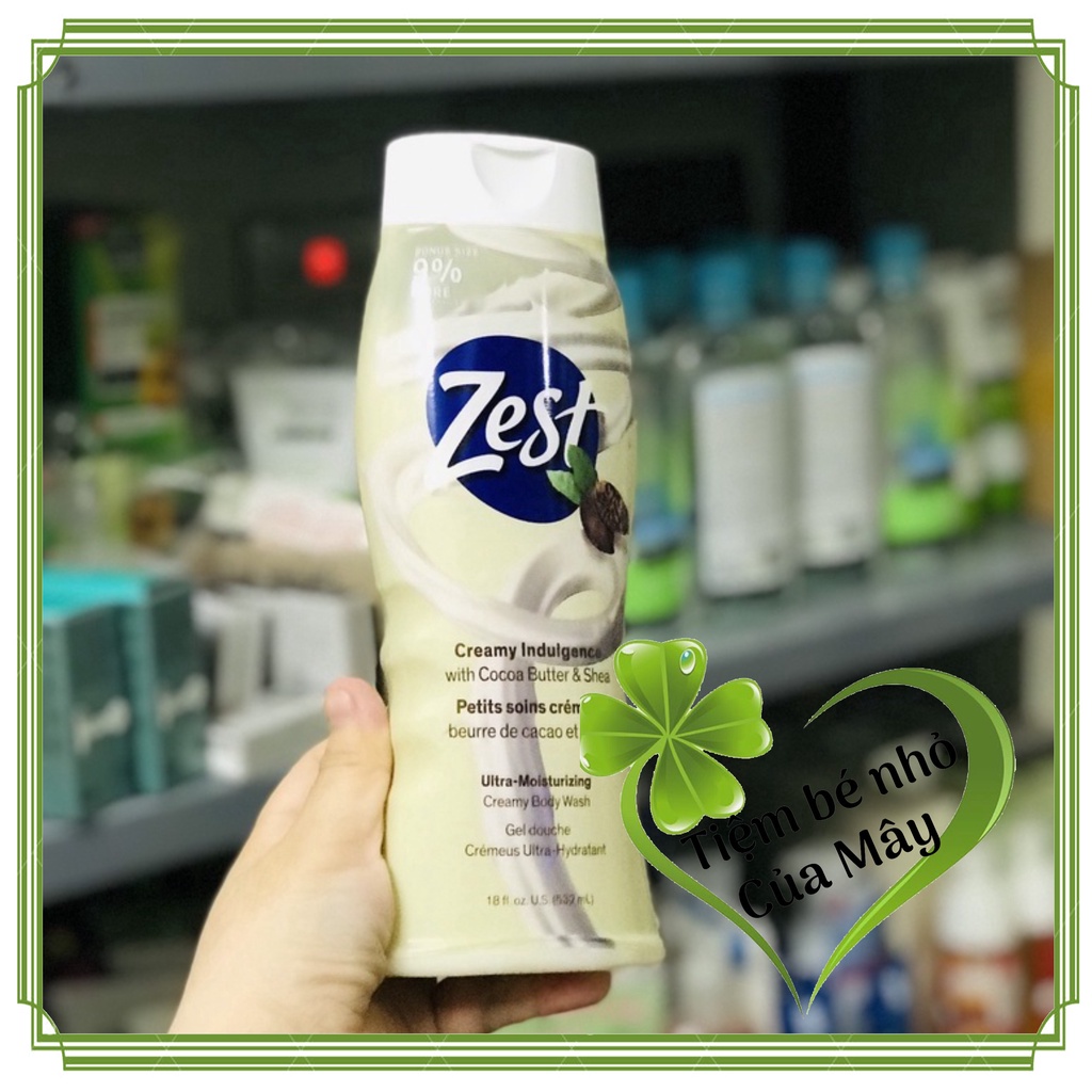 Sữa Tắm Zest Các Mùi