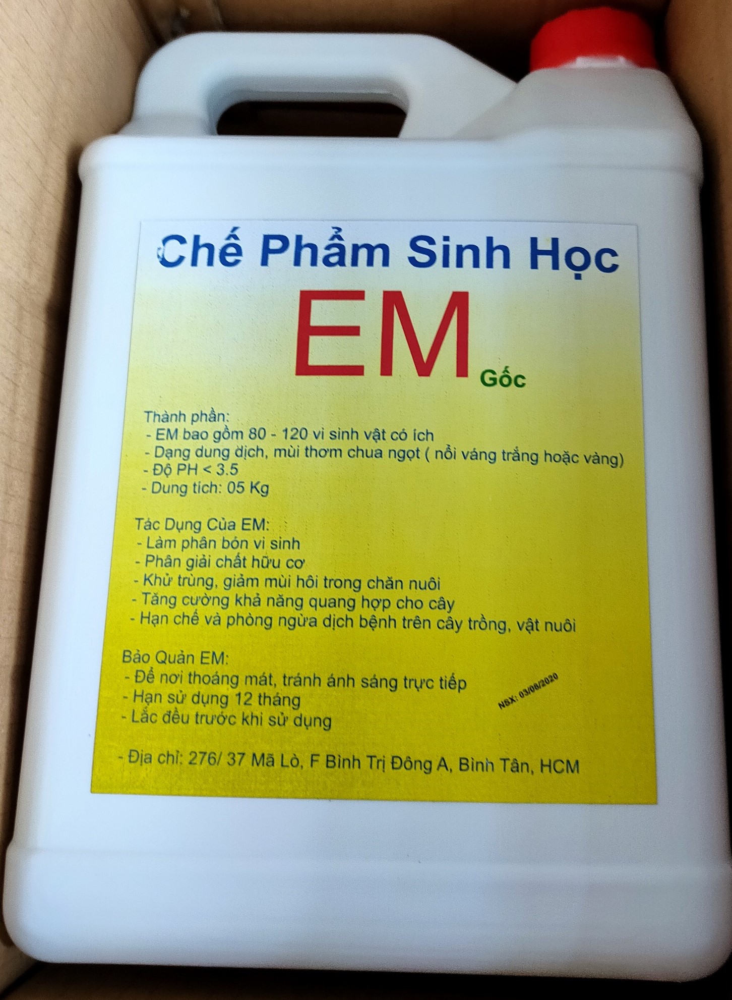 [HCM]Chế Phẩm EM Gốc 2Kg
