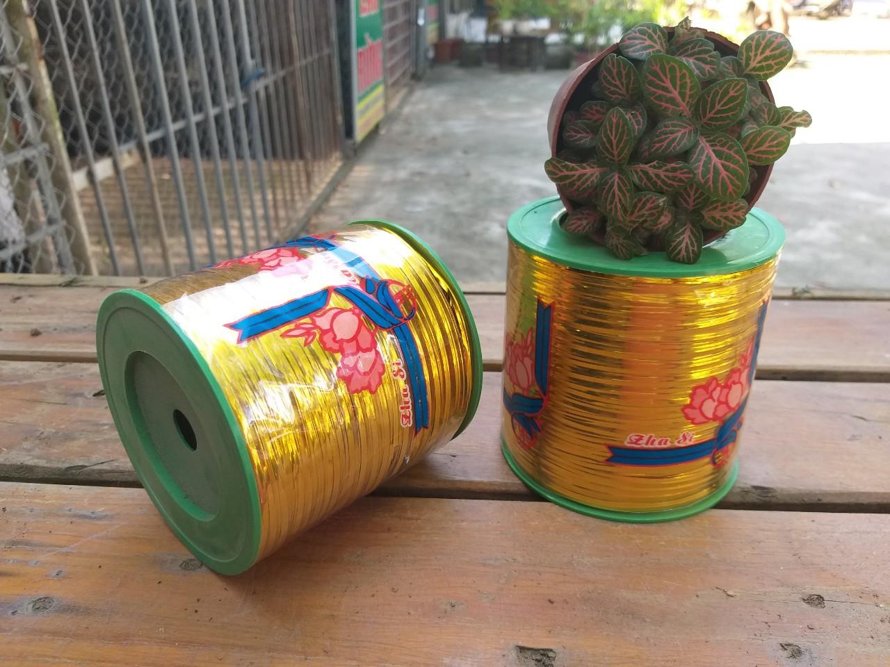 Dây kẽm bọc kim tuyến buộc Lan buộc vòi hoa hồ điệp và uốn cong làm trang trí cho hoa luôn rất đẹp, tốt nên trong cây cảnh và hoa lan hay dùng loại này để buột cây lan