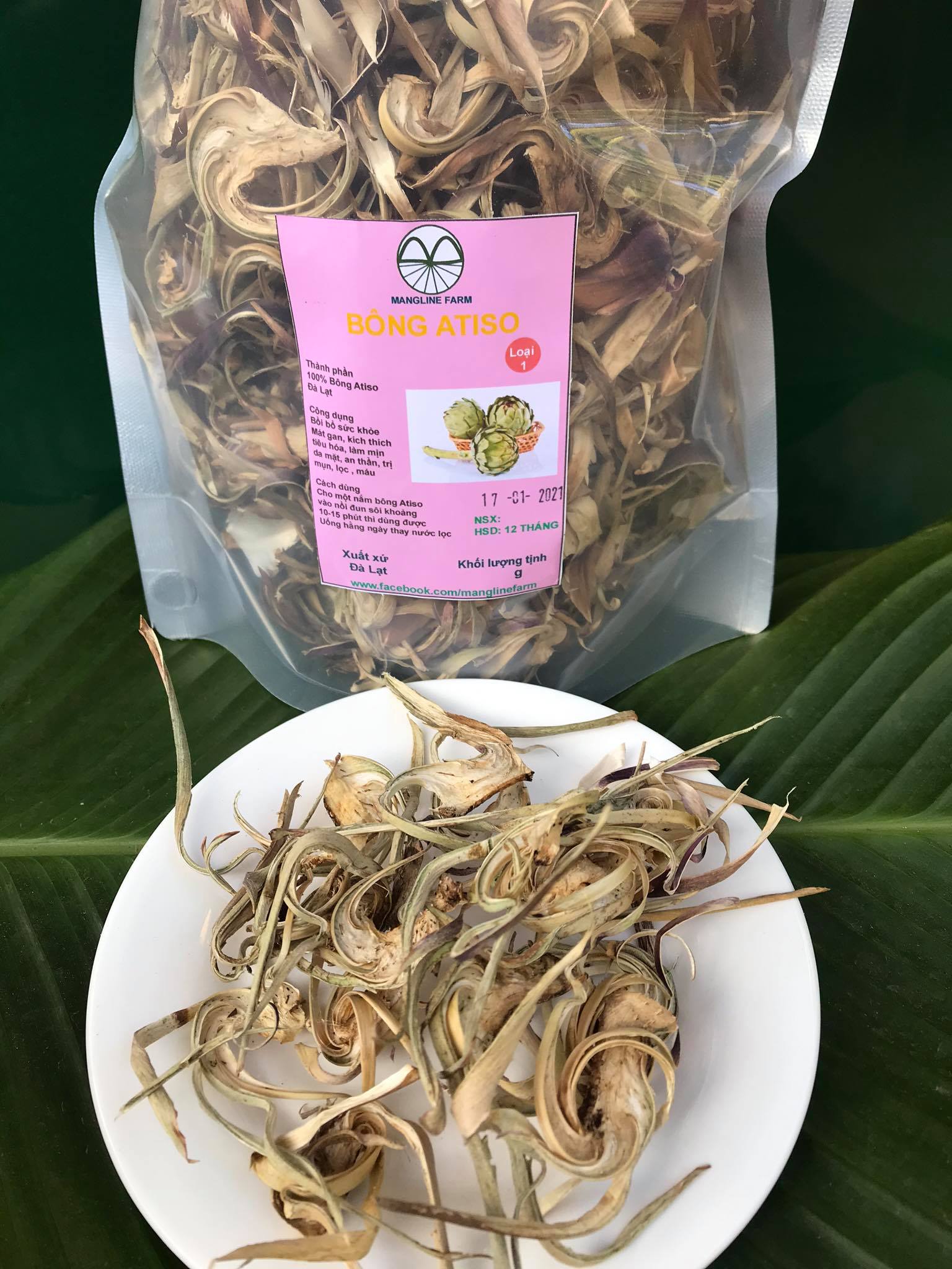 200 g Bông atiso khô Đà Lạt loại 1