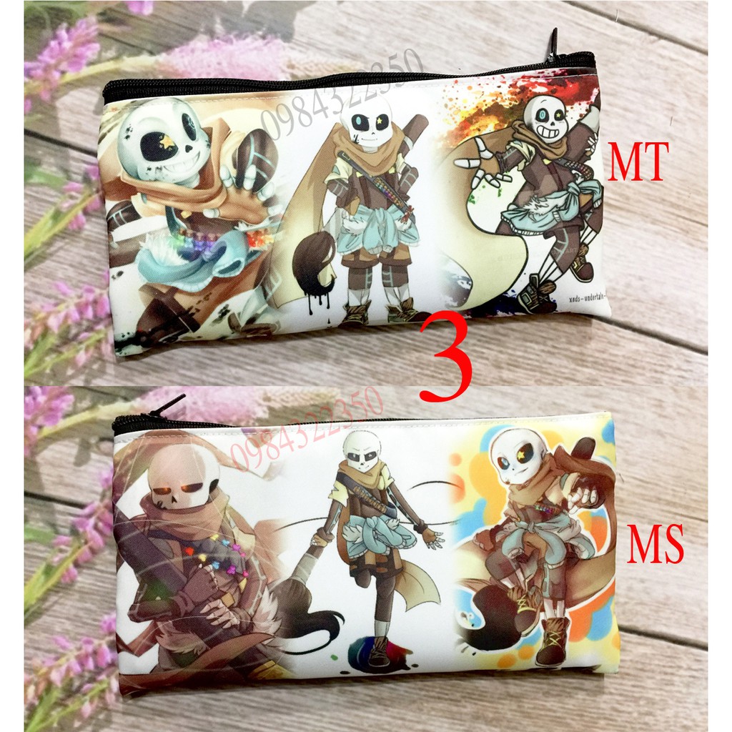 Túi bút sans undertale đựng đồ dùng học tập