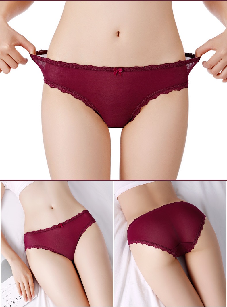 Quần lót nữ chất liệu ren lưới mềm mịn