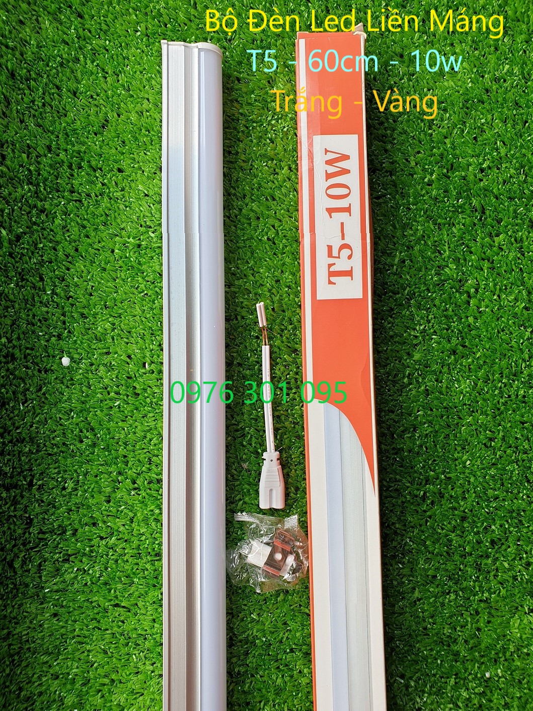 Bộ Đèn Led Liền Máng T5  30cm - 60cm (Trắng - Vàng)