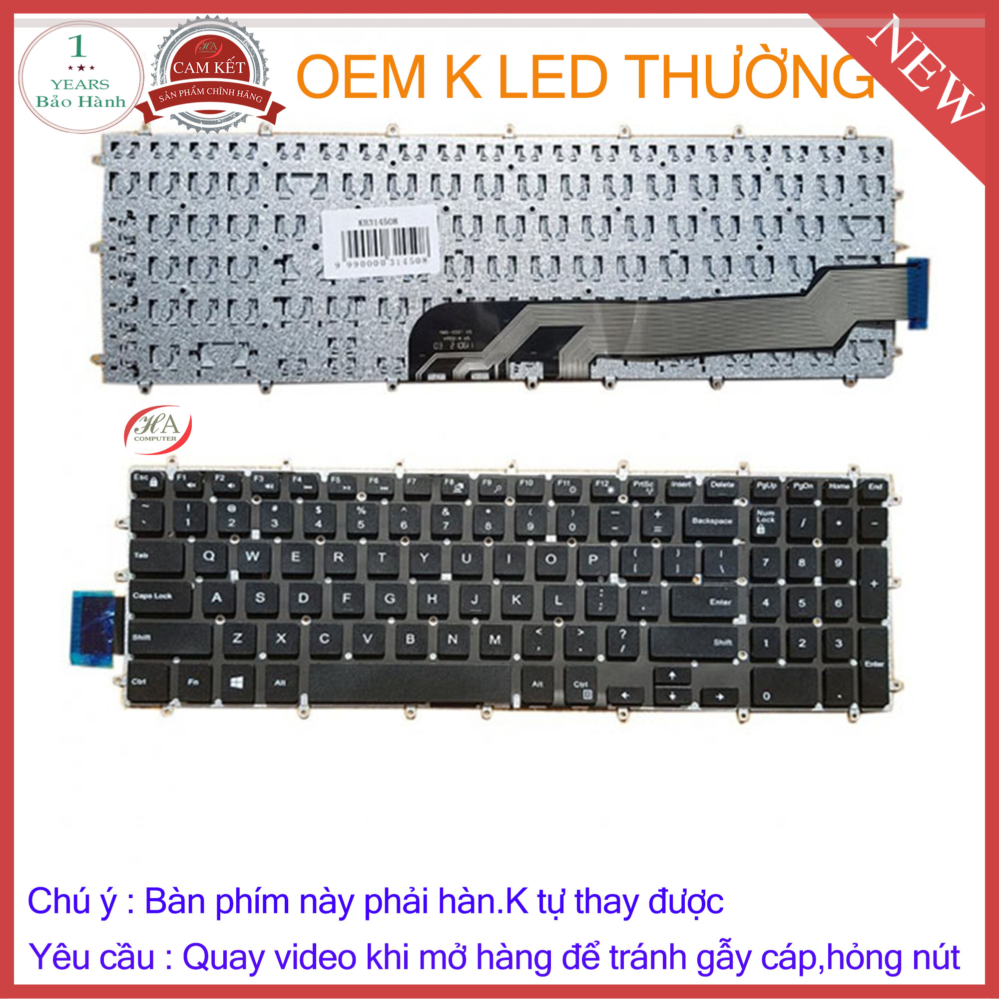 Keyboard Dell Vostro 15 5568
