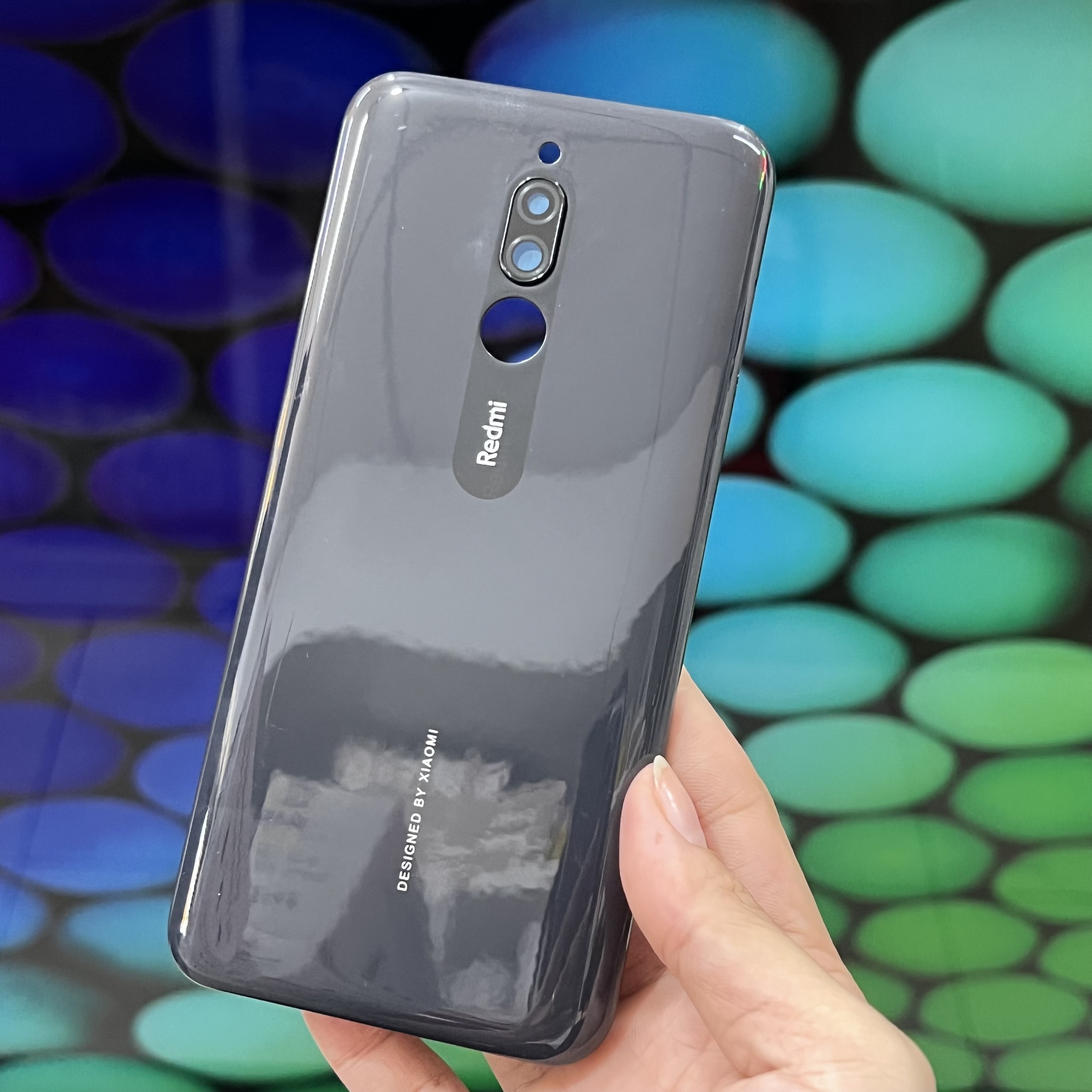 Vỏ lưng Xiaomi Redmi 8 (kèm nút, không xương màn hình)