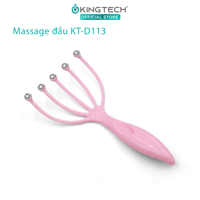 Dụng cụ Massage đầu KINGTECH KT-D113 - Cây matxa cầm tay, Tăng lưu thông máu, Giảm stress hiệu quả cao cấp