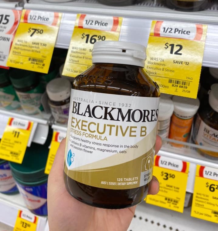 Blackmores Executive B Stress Formula lọ 125 viên