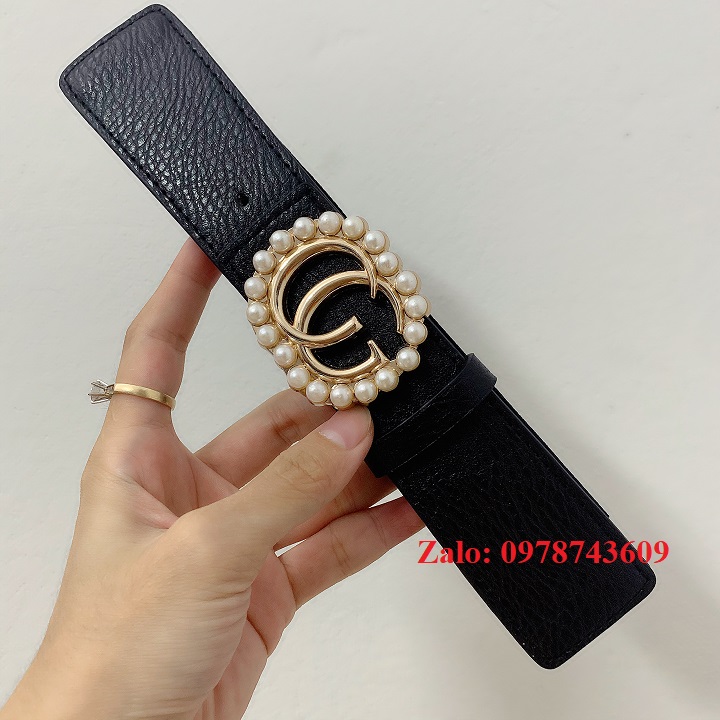 Đai váy chữ G ngọc 4cm