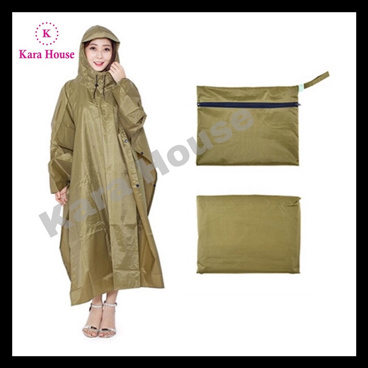 Áo mưa cánh dơi vải dù chống thấm cao cấp