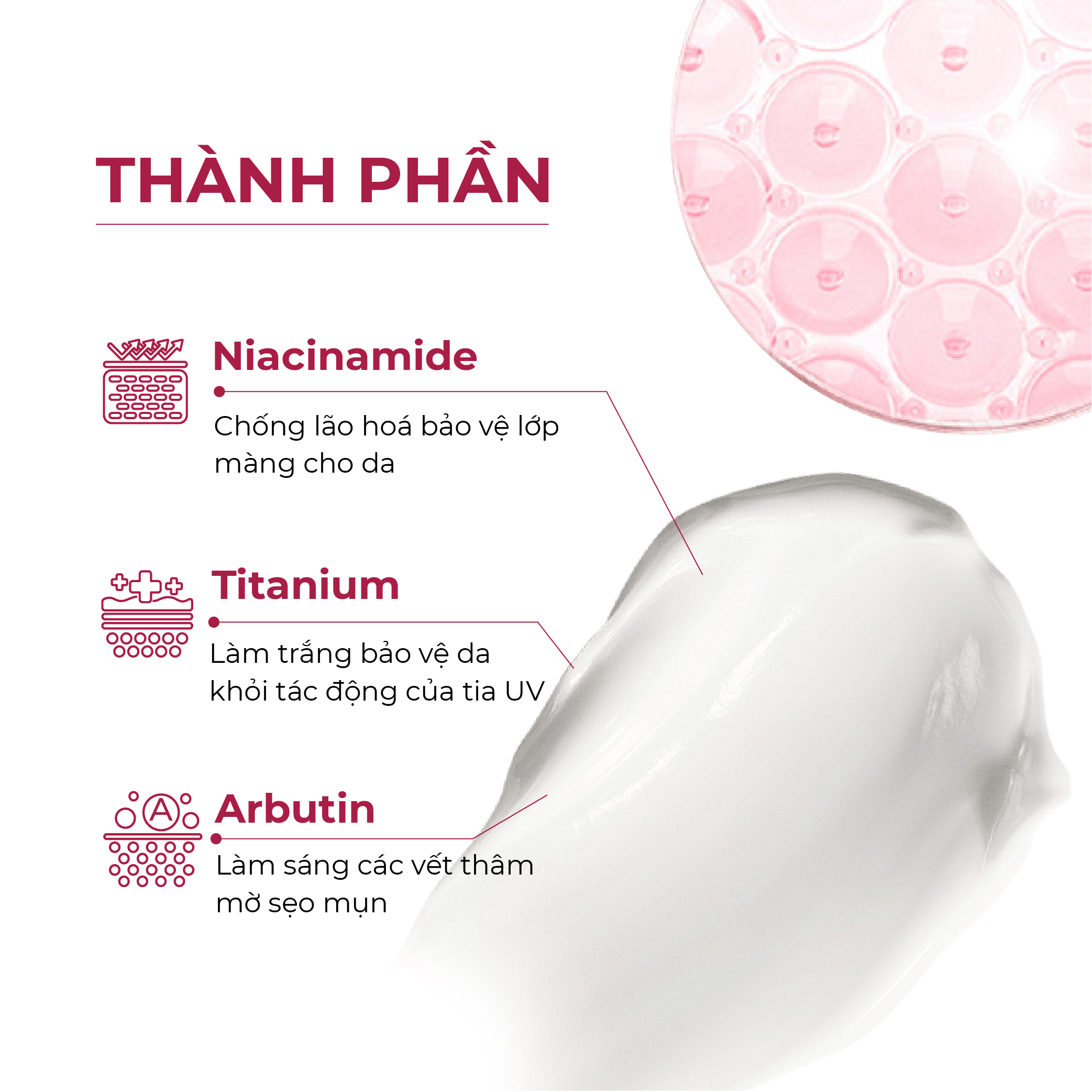 Taehui - kem ngày - intensive pigmentation cream - 30G