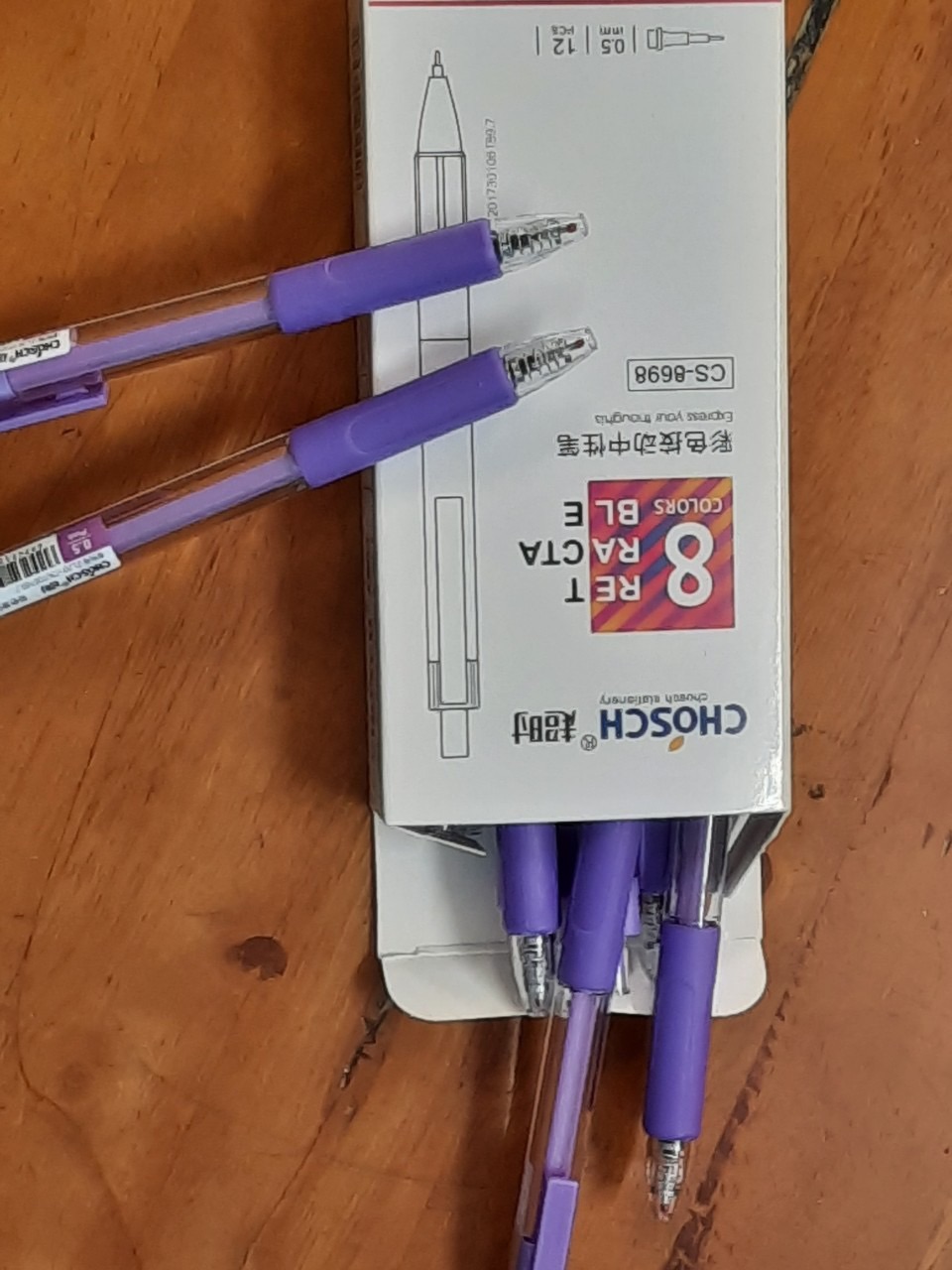 [HCM]Bút nước bấm Chosch 8698 hộp 12 cây