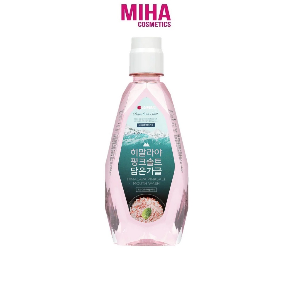 Nước Súc Miệng Muối Hồng Himalaya Bạc Hà 760ml Hàn Quốc