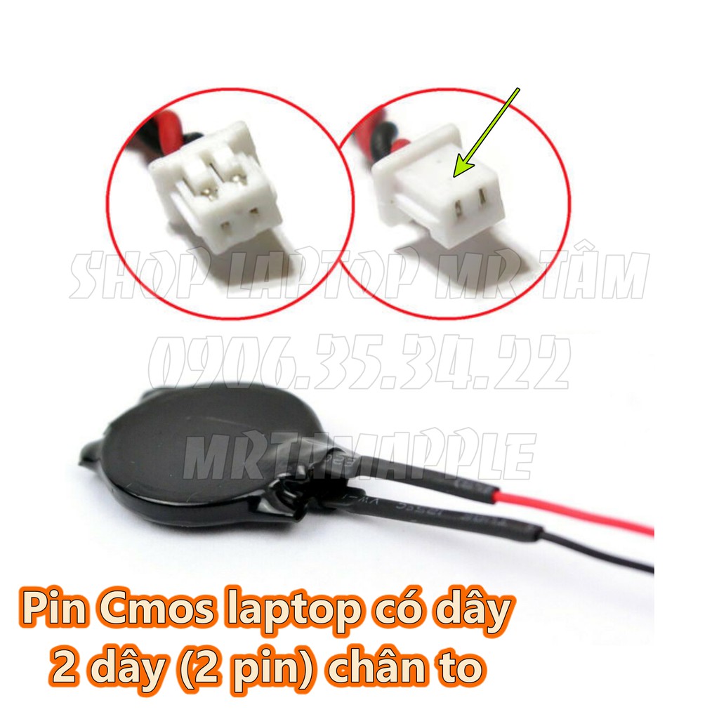 LẺ 1 VIÊN PIN CMOS LAPTOP CÓ DÂY (2032)
