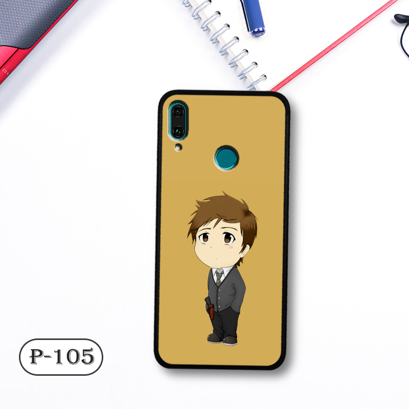 Ốp nhám hoạt hình Huawei Nova 3e